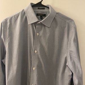 Banana Republic Grant Fit Geometric Print Dress shirt